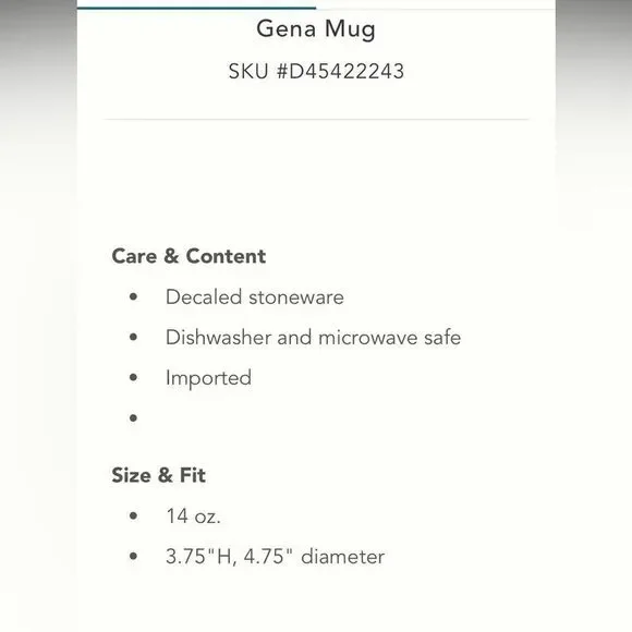 Anthropologie Be Happy Gena mug - Picture 3 of 8